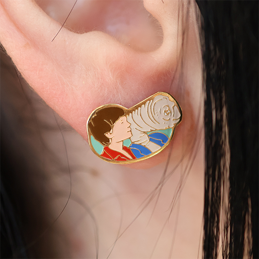 Deadstock "E.T. The Extra Terrestrial" Enamel Earrings