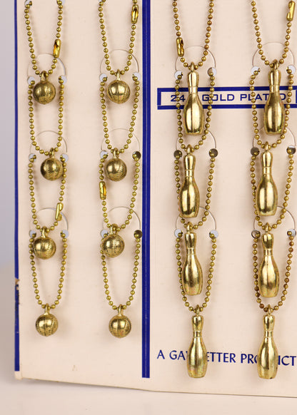 Gay Better Products "Sportsman" Gold Plated Keychain Store Display & Product