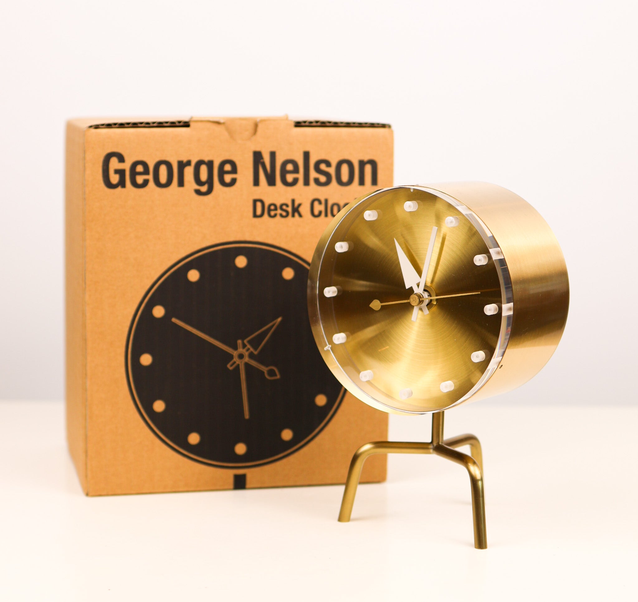 e Nelson Desk Clock ジョージネルソン ヴィトラ George Nelson Desk Clock by Vitra – STARLAND Vintage & Unusual