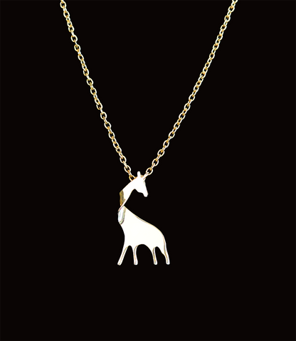 Deadstock Twisted Giraffe Pendant