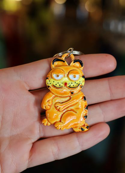 Deadstock Bootleg Garfield Keychain or Bag Charm