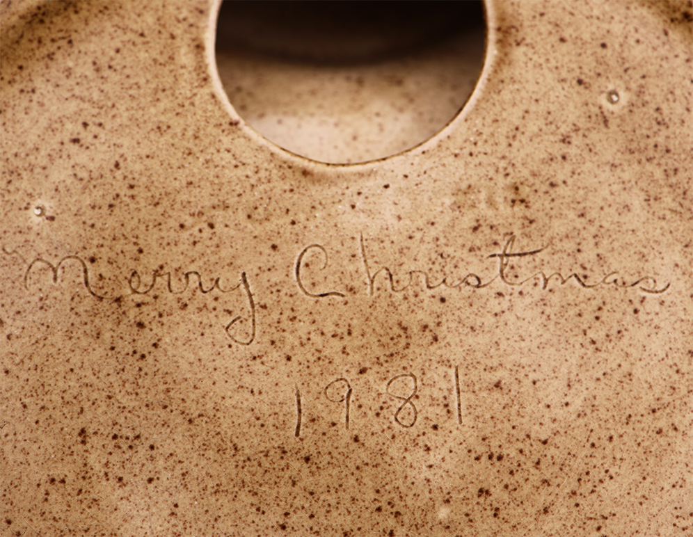 Handmade "Ms. Mabel" Ashtray Circa 1981