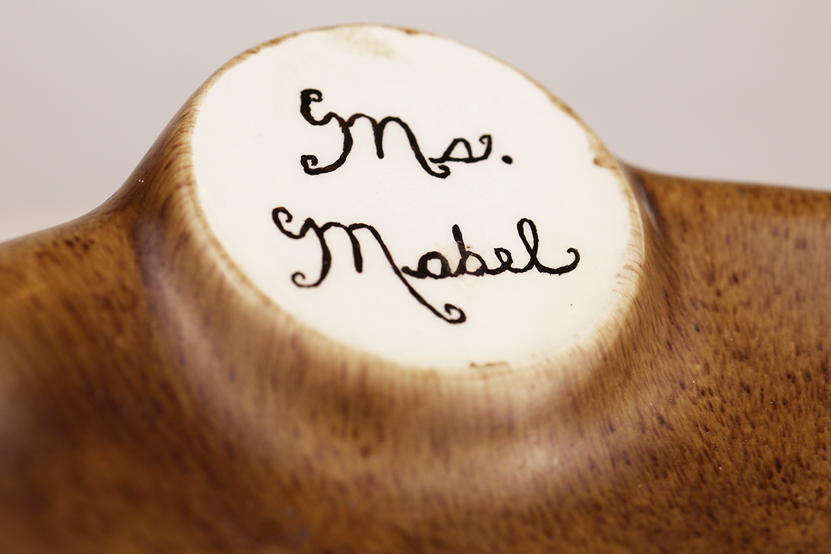 Handmade "Ms. Mabel" Ashtray Circa 1981