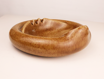 Handmade "Ms. Mabel" Ashtray Circa 1981