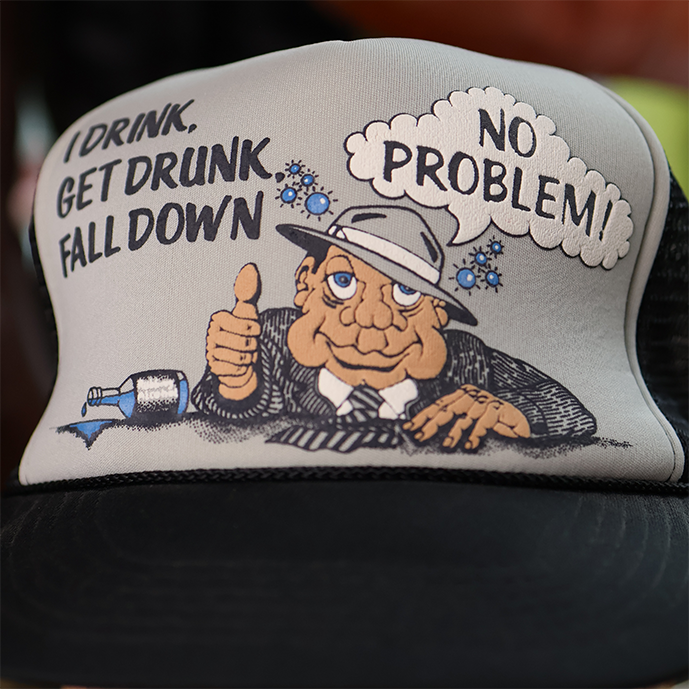 Deadstock "I Drink, Get Drunk, Fall Down" Trucker Hat