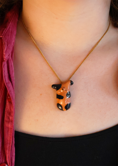 Vintage Ceramic Animal Pendants