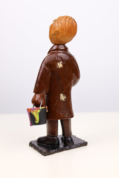 Romer Italy Hand Carved Wooden Artist Figure