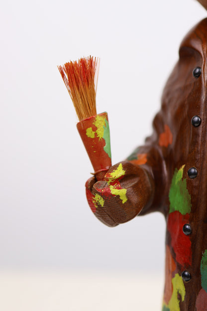 Romer Italy Hand Carved Wooden Artist Figure