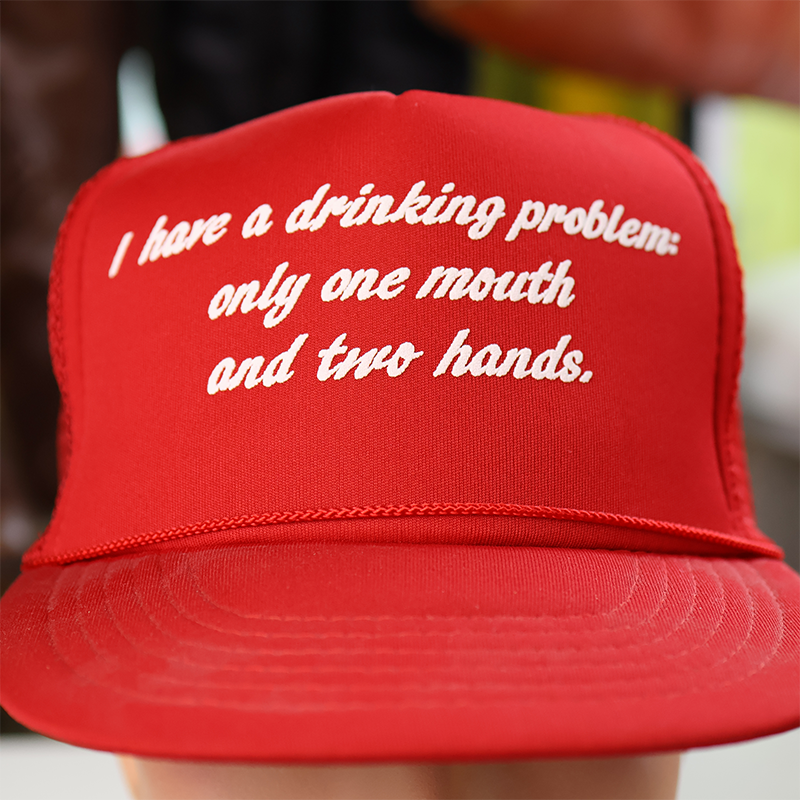 Deadstock "Drinking Problem" Trucker Hat