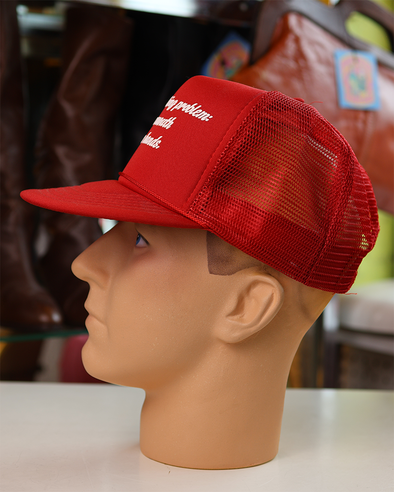 Deadstock "Drinking Problem" Trucker Hat