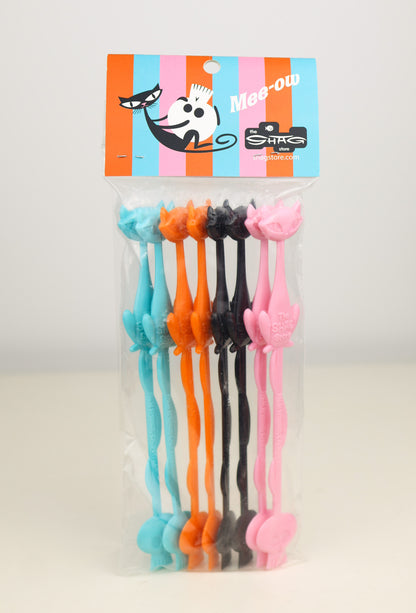 Limited Edition SHAG by Josh Agle "Swizzle Puss" Beverage Stirrers, set of 8
