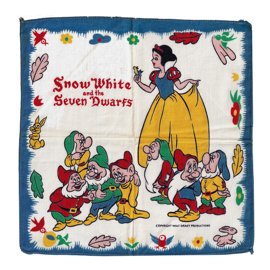 Vintage Snow White Handkerchief