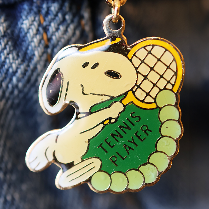 "World's Greatest Tennis Player" Snoopy Award Enamel Pin