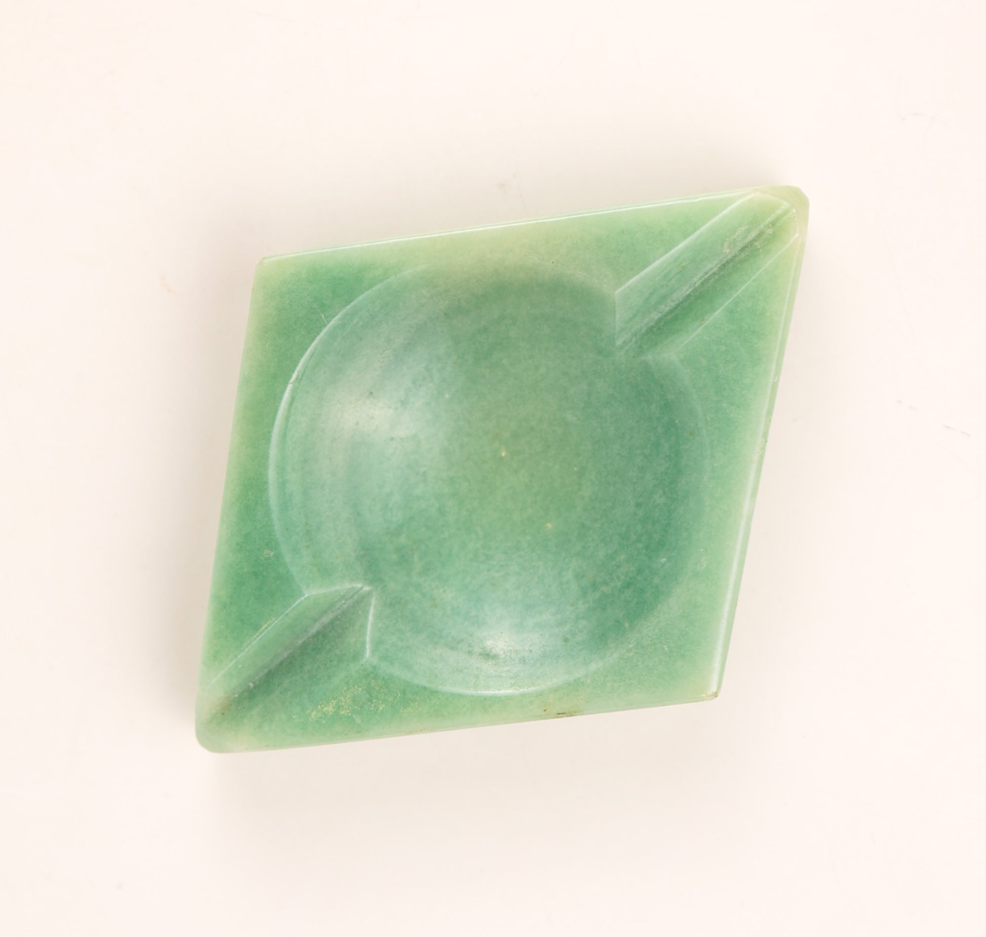 Vintage 1930s Art Deco Jade Green cigarette ash tray