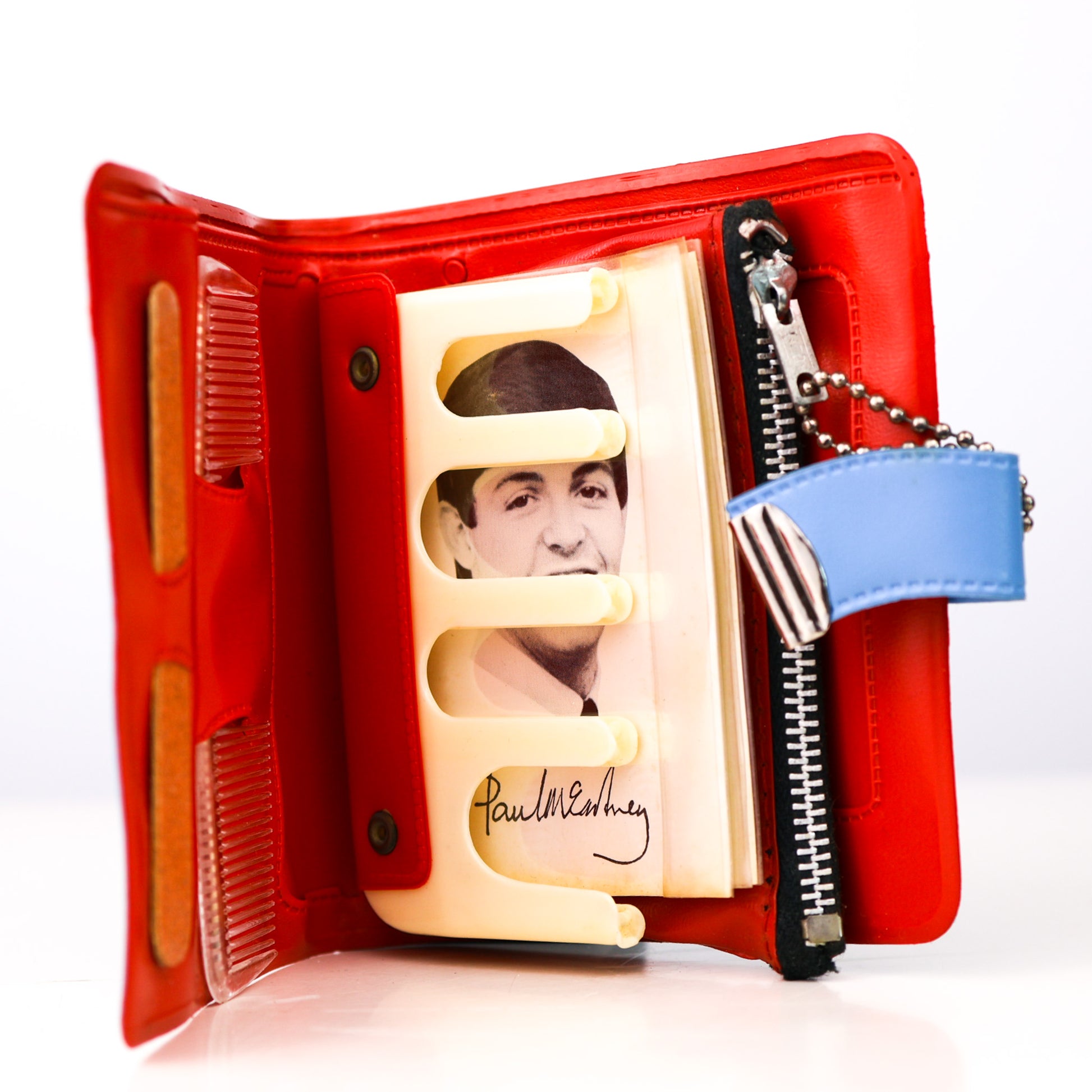 Vintage 1964 Beatles Paul McCartney Wallet inside
